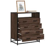 vidaXL Commode - Chêne marron