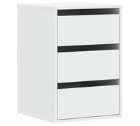 vidaXL Commode d'angle blanc 40x41x58 cm bois d'ingénierie
