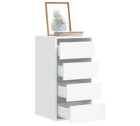 vidaXL Commode d'angle blanc 40x41x76 cm