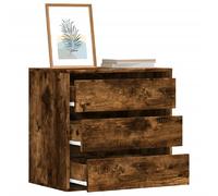 VidaXL Commode d'Angle Chêne Fumé