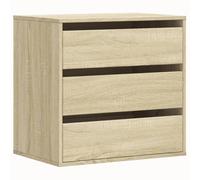 vidaXL Commode d'angle chêne Sonoma 60x41x58 cm en bois d'ingénierie