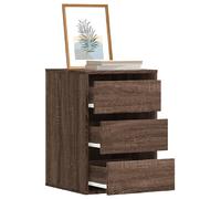 vidaXL Commode d'angle - Marron