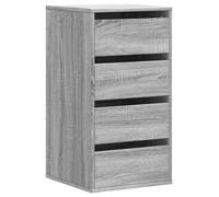 vidaXL – Commode d'angle Sonoma Gris – 40x41x76 cm, bois d'ingénierie