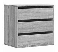 vidaXL Commode d'angle à tiroirs Sonoma Gris – Bois d'ingénierie 60x41x58 cm