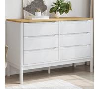 VidaXL Commode FLORO - Bois de pin massif