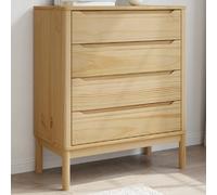 VIDAXL Commode FLORO - Pin Massif