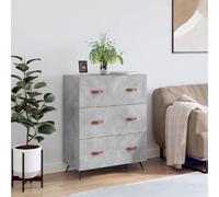 VidaXL Commode Gris Béton