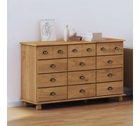 vidaXL Commode Marron 79 x 40 x 133,5 cm Bois de pin massif