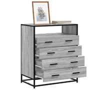 vidaXL Commode Sonoma Gris