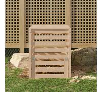 vidaXL Composteur 63,5x63,5x77,5 cm - Bois de pin