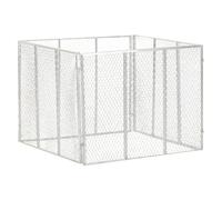 vidaXL Composteur de jardin 77 cm - Fer galvanisé