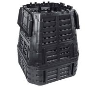 vidaXL Composteur de jardin noir 93,3x93,3x113 cm 740 L