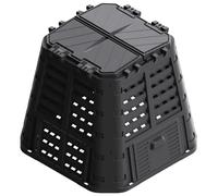 vidaXL Composteur de jardin noir 93,3x93,3x80 cm 480 L