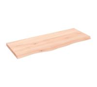 vidaXL Plan de toilette 100x40x(2-4) cm Bois massif non traité