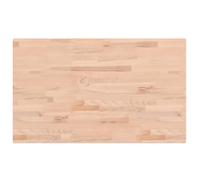 vidaXL Comptoir de Salle de Bain 100x60x2,5 cm Bois Massif de hêtre