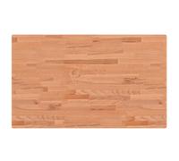 vidaXL Plateau de lavabo 100x60x2,5 cm bois massif hêtre