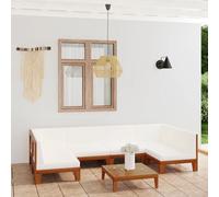vidaXL Comptoir de salle de bain 60x60x2 cm bois massif non traité