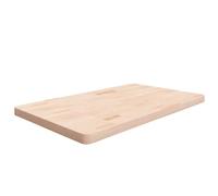 vidaXL Comptoir de Salle de Bain Dessus de Table de Remplacement Dessus de Rechange Dessus de Vanité 100x60x4 cm Chêne Massif non Traité