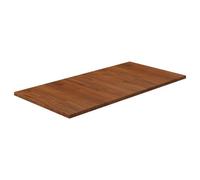 vidaXL Comptoir de salle de bain Marron foncÃ© 80x40x1,5 cm Bois traitÃ©