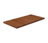 vidaXL Comptoir de salle de bain Marron foncÃ© 80x40x2,5 cm Bois traitÃ©