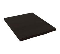 vidaXL Comptoir de Salle de Bain Marron foncé 40x50x2 cm Bois traité