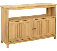 vidaXL Console de jardin en bois d'acacia clair 110 x 35 x 75 cm