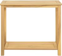 vidaXL Console de jardin en bois d'acacia clair 80 x 35 x 75 cm