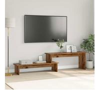 VIDAXL Console TV murale 180 x 30 x 43 cm - bois d'ingénierie aspect bois ancien, étagères