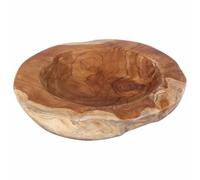 vidaXL Corbeille à fruits JEPARA Ø 30 cm Bois de teck massif Rond