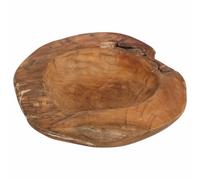vidaXL Corbeille à fruits JEPARA Ø 40 cm Bois de teck massif Rond