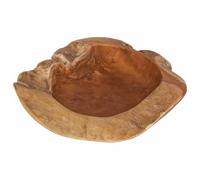 vidaXL Corbeille à fruits JEPARA Ø 50 cm Bois de teck massif Rond