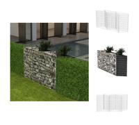 vidaXL Corbeille à gabion Bac à plantes Légumes surélevé acier 120×30×100 cm - panneaux de clôture