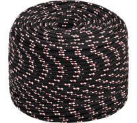 vidaXL Corde à Bateau Noir 10 mm 500 m Polypropylène