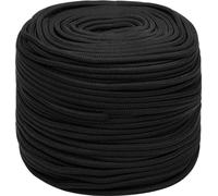 vidaXL Corde à Bateau Noir 8 mm 500 m Polypropylène