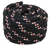 vidaXL Corde de bateau 10 m, 6 m, noir et rouge, PP