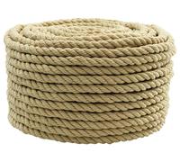 vidaXL Corde de bateau 50 m 1,6 mm PP naturel
