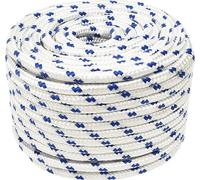 vidaXL Corde de bateau Blanc 14 mm 100 m Polypropylène
