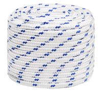 vidaXL Corde de bateau blanc 18 mm 100 m polypropylène