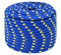 vidaXL Corde de bateau bleu 12 mm 100 m polypropylène