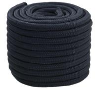 vidaXL Corde de bateau bleu roi 50 m en polyester