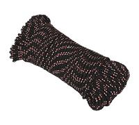 vidaXL Corde de Bateau Corde de Levage Câble d'Amarrage Ancrage Navire Lignes de Gréement Corde à Linge Noir 4 mm 50 m Polypropylène