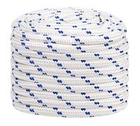 vidaXL Corde de Bateau Corde de Levage Câble d'Amarrage Ancrage Navire Lignes de Gréement Corde à Linge Blanc 20 mm 100 m Polypropylène