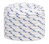 vidaXL Corde de bateau blanc 20 mm 50 m polypropylène