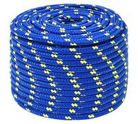 vidaXL Corde de bateau bleu 12 mm 100 m polypropylène