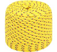 vidaXL Corde de bateau jaune 10 mm 500 m Polypropylène