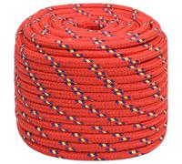 vidaXL Corde de bateau rouge 18 mm 100 m polypropylène