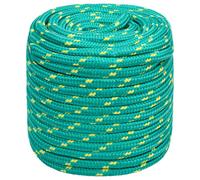 vidaXL Corde de bateau vert 16 mm 100 m polypropylène
