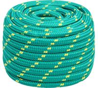 vidaXL Corde de bateau vert 20 mm 100 m polypropylène
