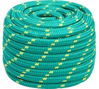 vidaXL Corde de bateau vert 20 mm 50 m polypropylène