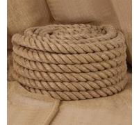 vidaXL Corde de jute 5 m de long 40 mm d'épaisseur 153775 Beige G